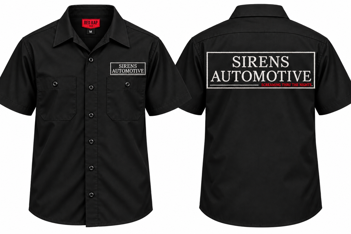 Sirens Automotive Mechanic Shirt